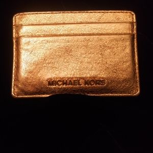 Michael Kors Rose Gold Card Wallet